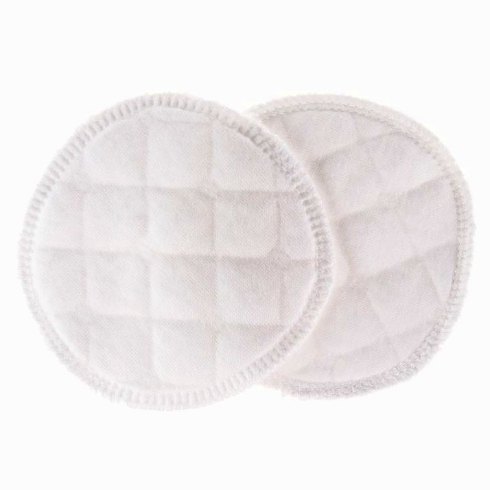 Набор многоразовых вкладышей для бюстгальтера,6 слоев, 2 шт., цвет белый артикул анонс 7569746