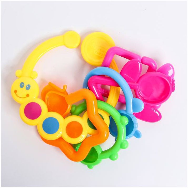 Погремушка «Гусеница - цепочка», Крошка Я артикул анонс 680399