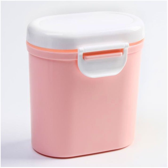 Картинка Контейнер для хранения детского питания, с ложкой, цвет МИКС (№4591159) от магазина Мир детей Товары для Новорожденных