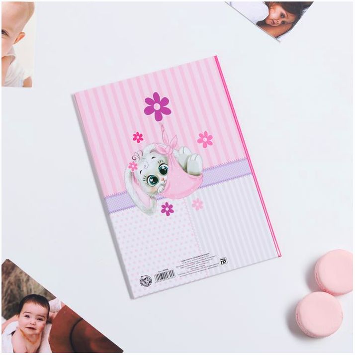 № 3809690 Папка для свидетельства о рождении малышки «Зайка», А5