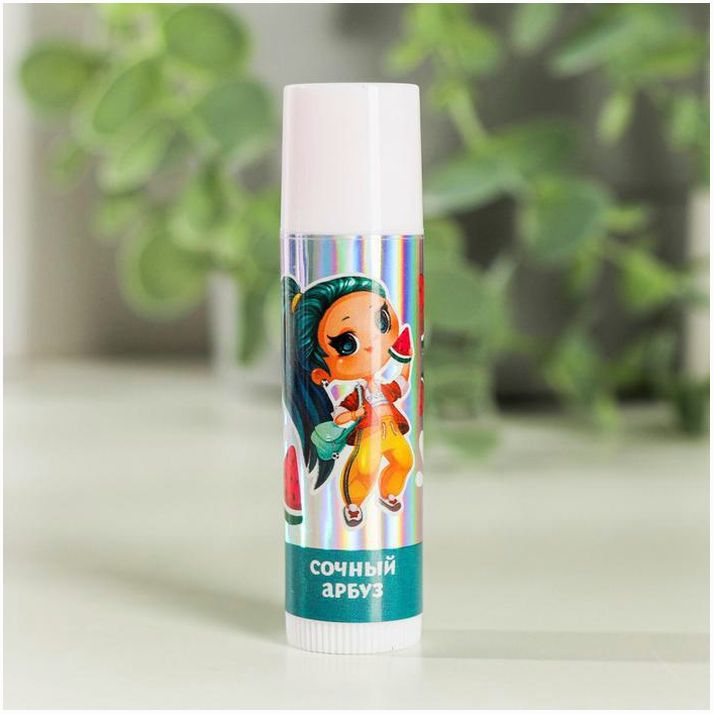 № 4790137 Бальзам для губ детский «Арбузное настроение» 4 грамма, с ароматом арбуза