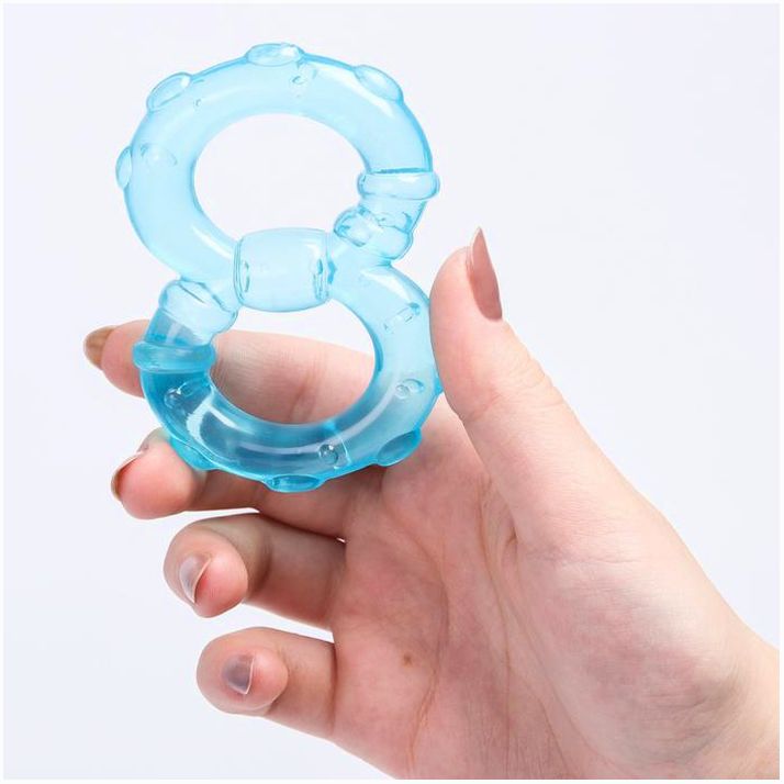 № 4591165 Прорезыватель охлаждающий «Восьмерка», цвет МИКС, Крошка Я