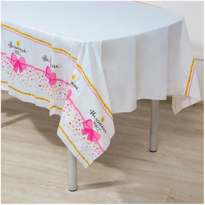 Скатерть «Маленькая мисс», 180?137 см артикул анонс 4599907