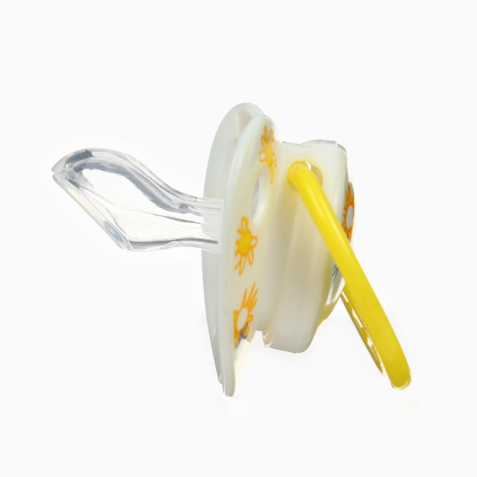 Картинка Соска - пустышка ортодонтическая «Цветы», +6 мес., цвет желтый (№9844211) от магазина Мир детей Товары для Новорожденных