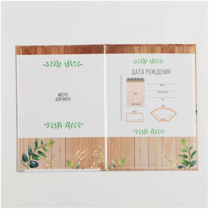 Картинка Папка для свидетельства о рождении «Миша», А5 (№4004637) от магазина Мир детей Товары для Новорожденных