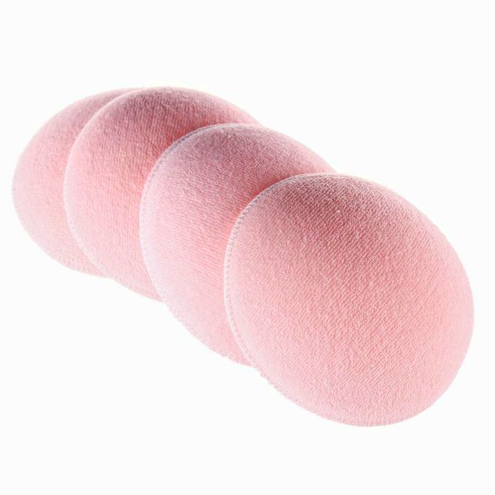 Набор многоразовых вкладышей для бюстгальтера, 4 шт., цвет розовый артикул анонс 7569752