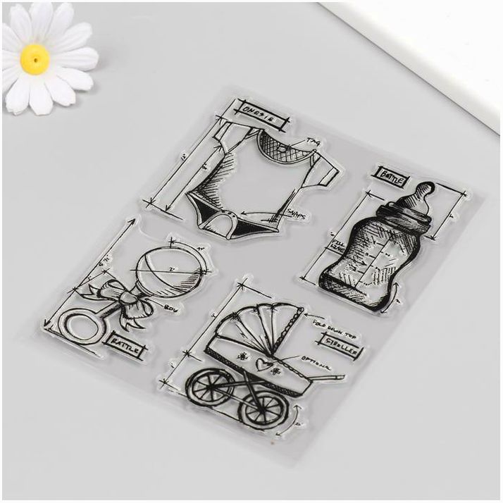 № 9519551 Штамп для творчества силикон 