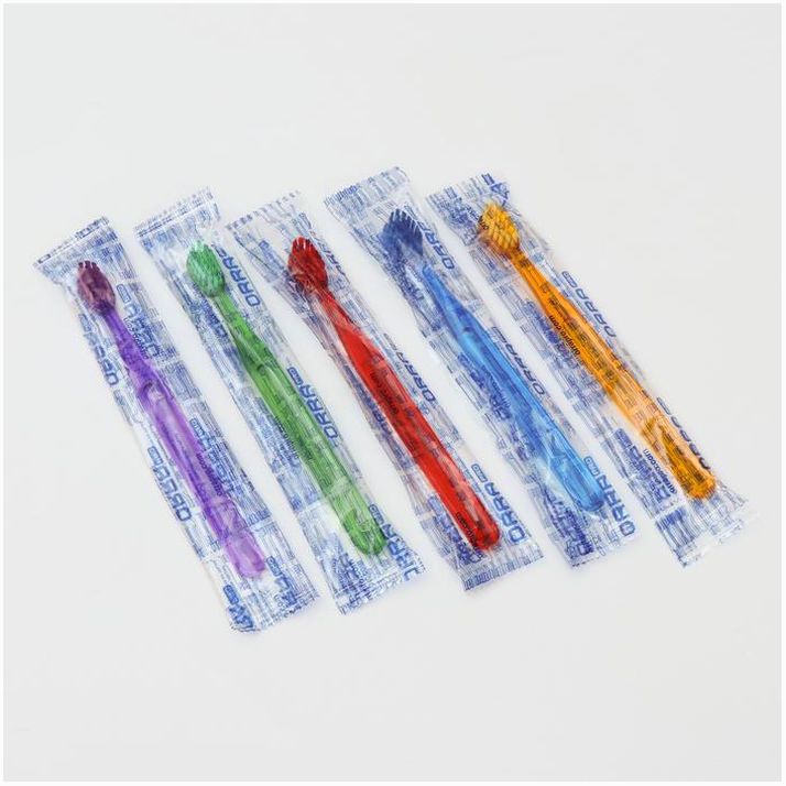 № 4814955 Одноразовая зубная щетка с нанесенной пастой ORRAPRO Classic 15 см