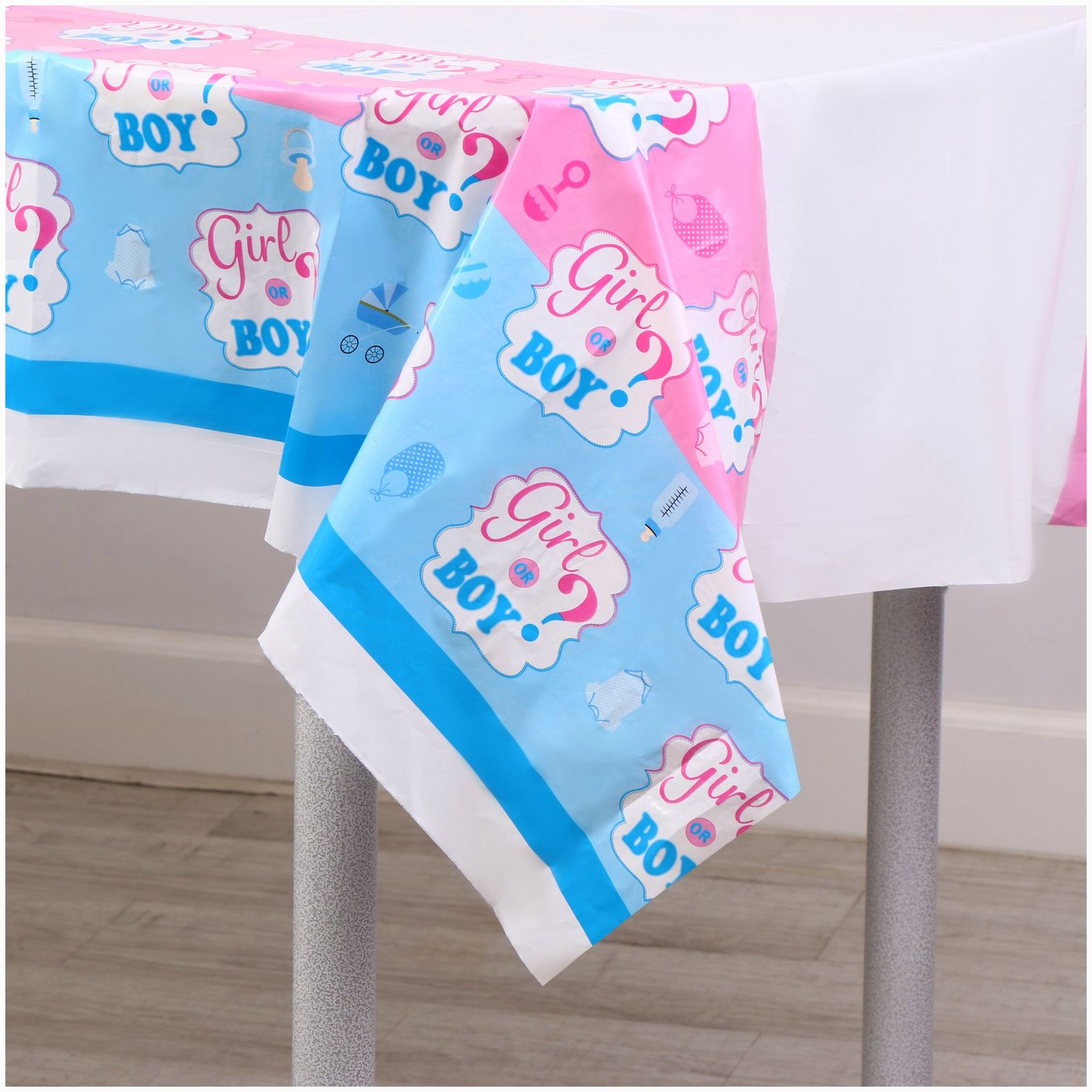 Картинка Скатерть «Гендер пати» 108х180 см (№9924352) от магазина Мир детей Товары для Новорожденных