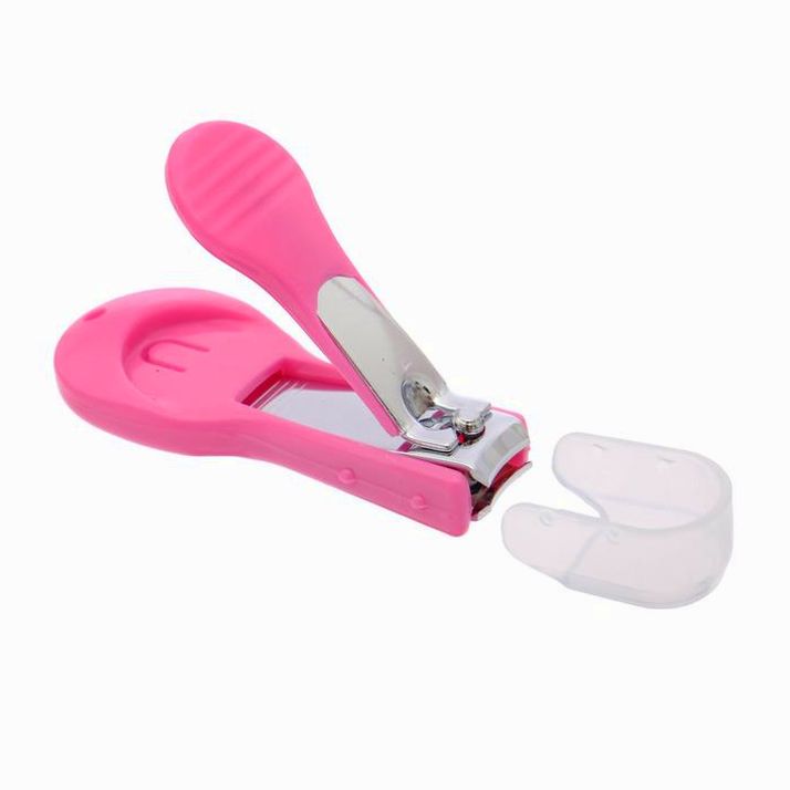 № 2849326 Кусачки-книпсер для ногтей детские маникюрные, с колпачком, от 0 мес., цвет розовый
