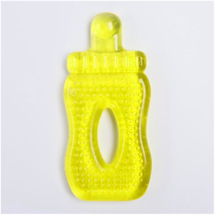 Картинка Прорезыватель охлаждающий «Бутылочка», цвет МИКС, Крошка (№952250) от магазина Мир детей Товары для Новорожденных