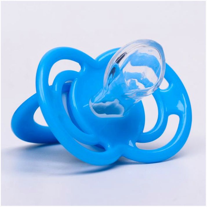 Картинка Соска-пустышка ортодонтическая, силикон, от 3 мес., «Лев», цвет голубой (№4770911) от магазина Мир детей Товары для Новорожденных