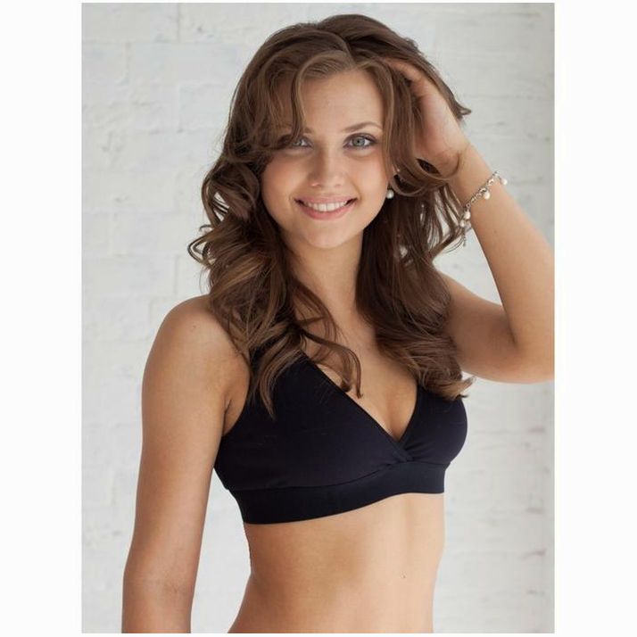 Топ до-послеродовый Anna, цвет черный, размер 80-D артикул анонс 5224263