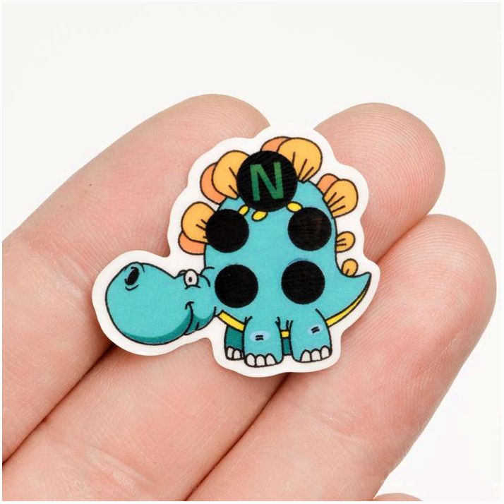 Картинка Термометр налобный "Динозаврик", до 40°, l-3.3 см (№9474233) от магазина Мир детей Товары для Новорожденных