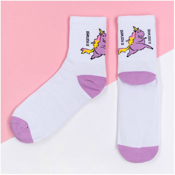 Картинка Носки "Богиня" р. 36-40 (23-25 см), белый (№4001353) от магазина Мир детей Товары для Новорожденных