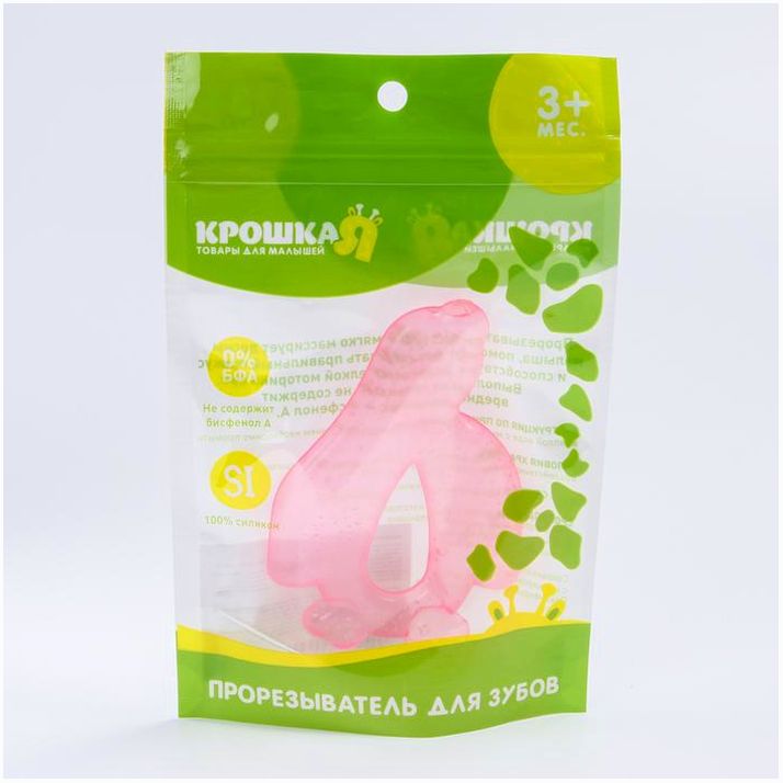 Картинка Прорезыватель охлаждающий «Пингвинчик», цвет МИКС, Крошка (№553309) от магазина Мир детей Товары для Новорожденных