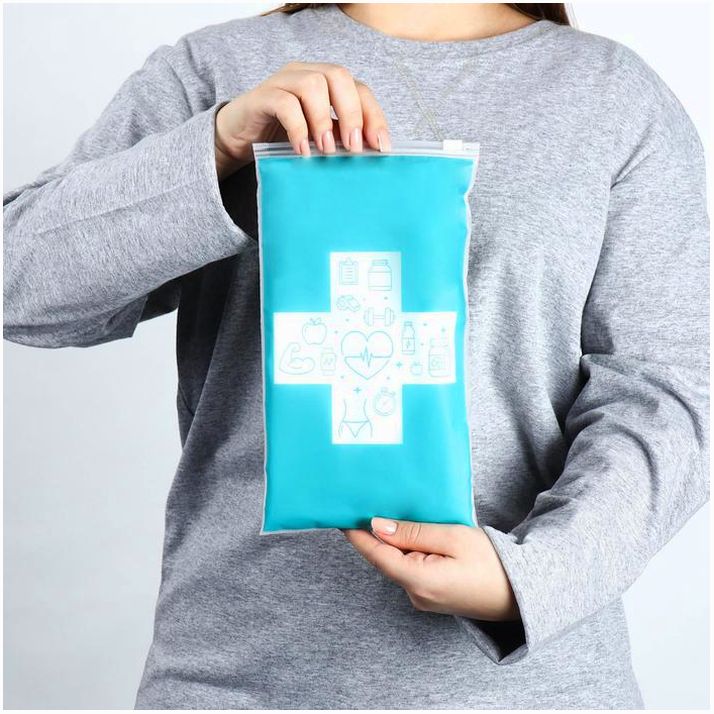 Картинка Пакет для путешествий "ЗОЖ",14 мкм, 14.5 х 25 см (№9254727) от магазина Мир детей Товары для Новорожденных