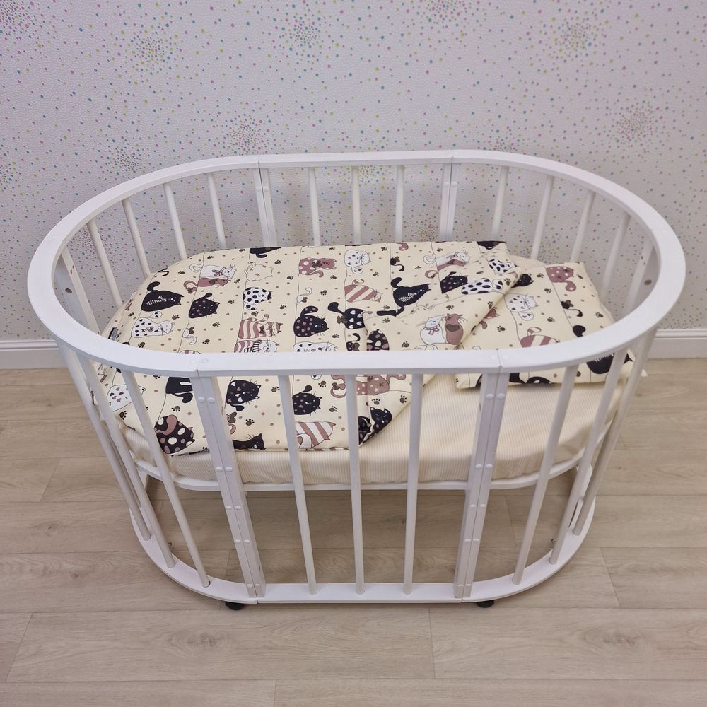 КПБ (пододеяльник + простыня + наволочка (бязь) овал артикул анонс 1122-О_03