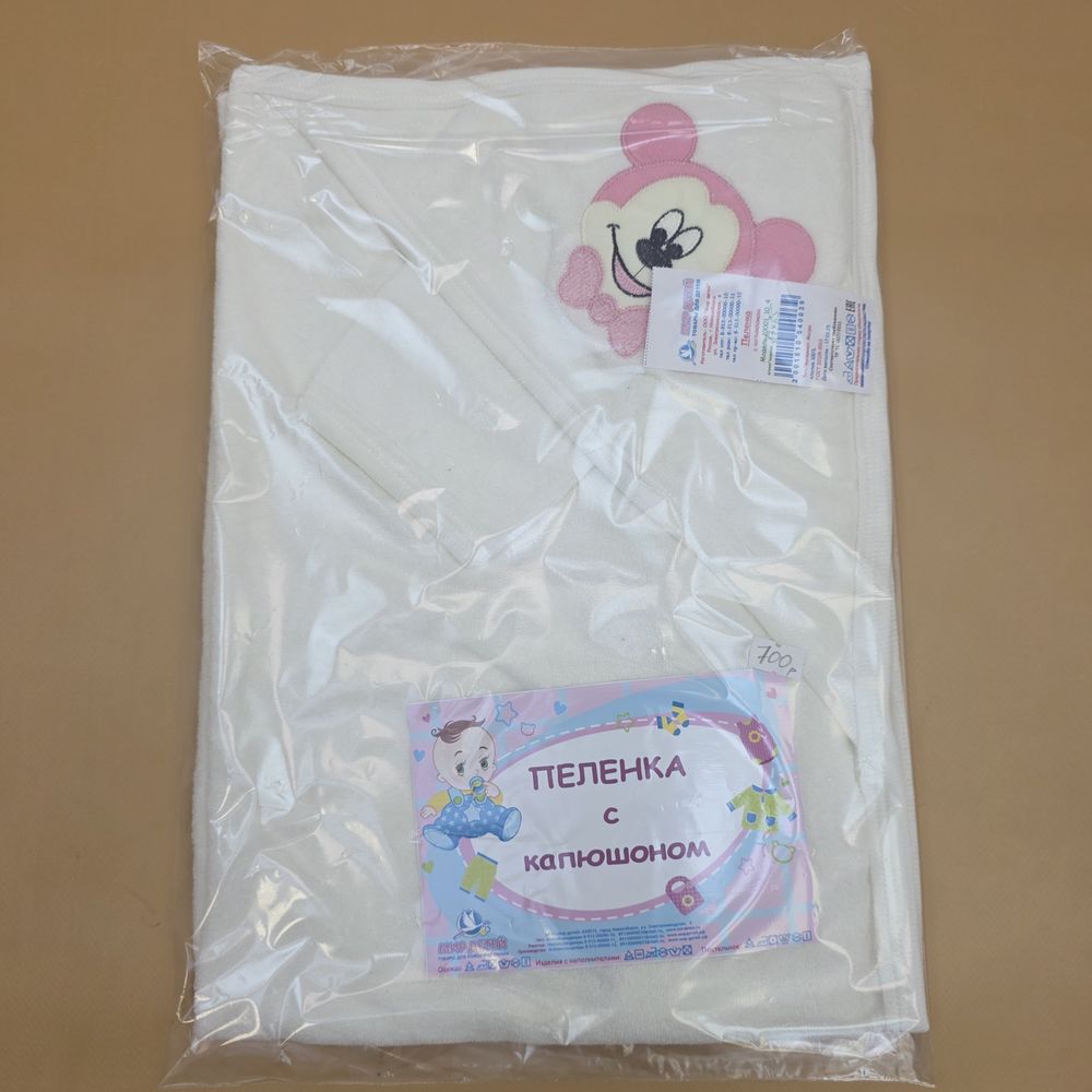 Пеленка с капюшоном артикул анонс 10001_10_4