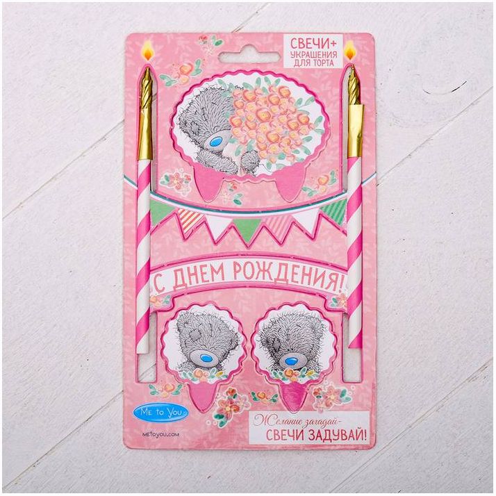 Свеча в торт Me To You 