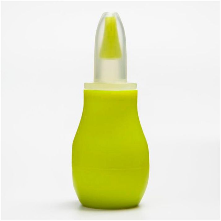 Аспиратор назальный, с цветным наконечником, цвет зеленый артикул анонс 5276551