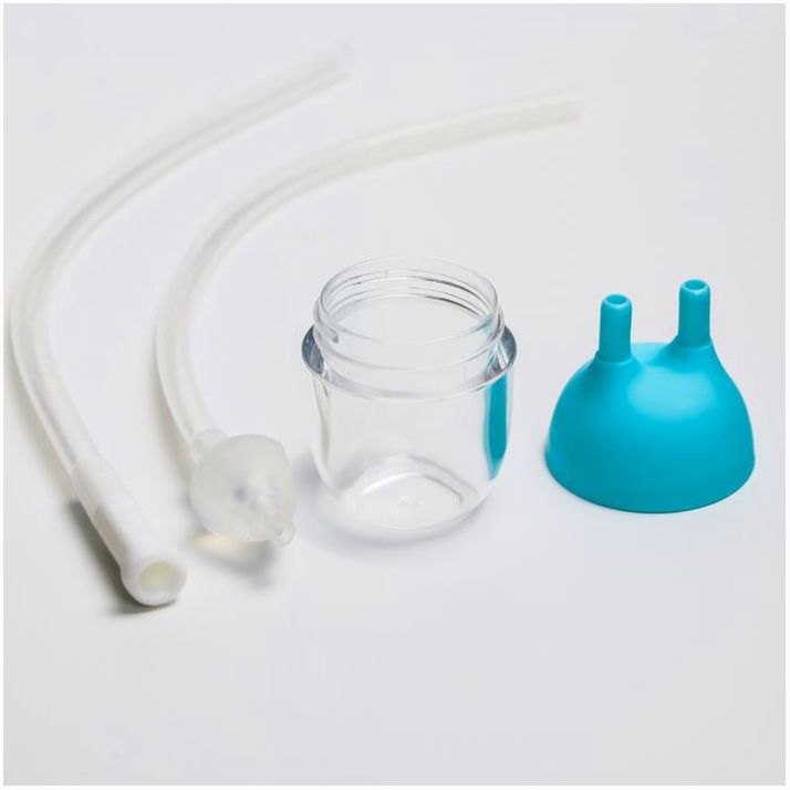 № 5276540 Аспиратор назальный с отводной трубкой, цвет голубой