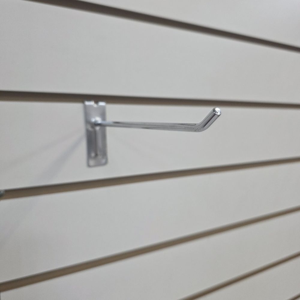 Крючок торговый на эконом панель хром артикул анонс КрюкПанел