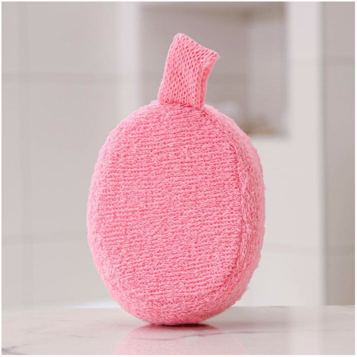 Картинка Мочалка для тела «Слонёнок», 11?14 см, цвет розовый (№6832409) от магазина Мир детей Товары для Новорожденных