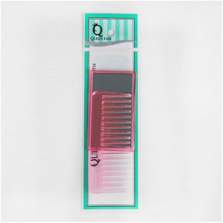 Картинка Набор парикмахерский, 2 предмета, цвет розовый (№3512492) от магазина Мир детей Товары для Новорожденных