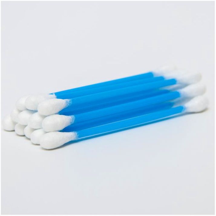 № 5469791 Ватные палочки, пакет 100 шт., пластик, цвет МИКС