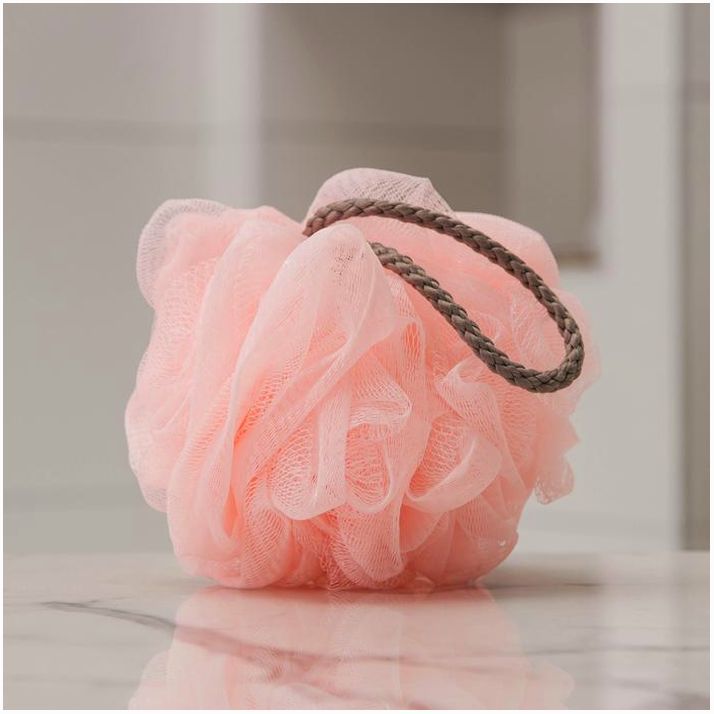 Мочалка для тела Доляна «Нежность», 50 гр, цвет МИКС артикул анонс 5376379