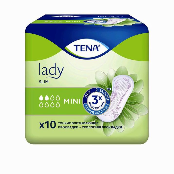 № 3958927 Урологические прокладки Tena Lady Slim Mini, 10 шт.