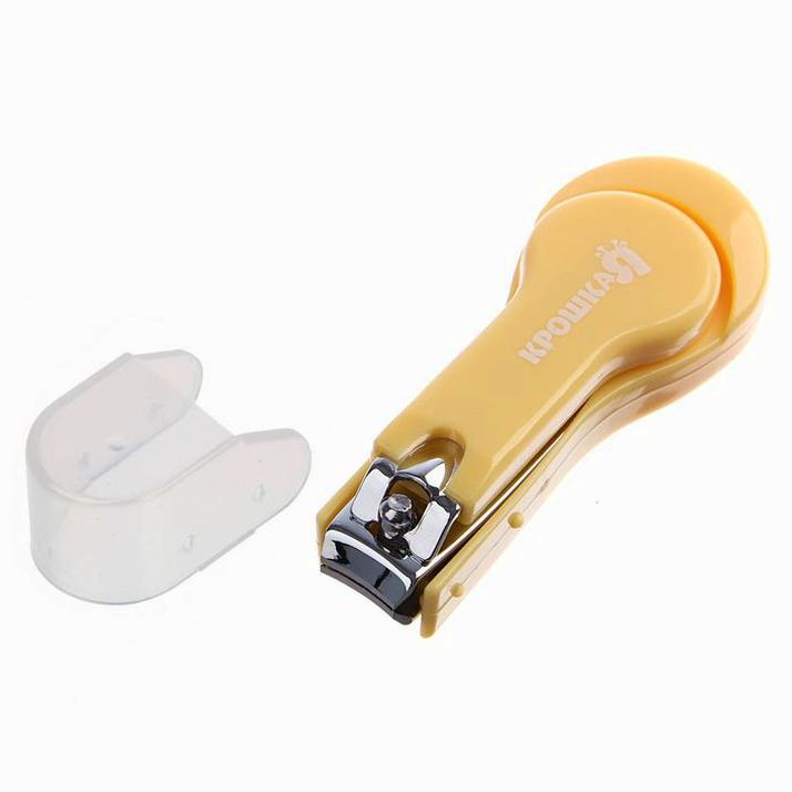 № 3557149 Маникюрные щипчики детские с чехлом «Мишка», цвет зелёный