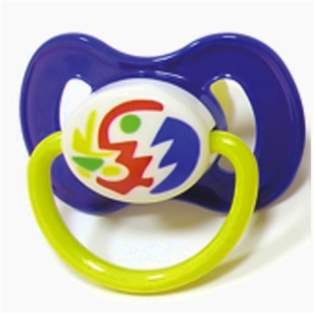 Картинка Пустышка (6-12 мес., силикон, анатомическая, "Графика") (№11851М) от магазина Мир детей Товары для Новорожденных