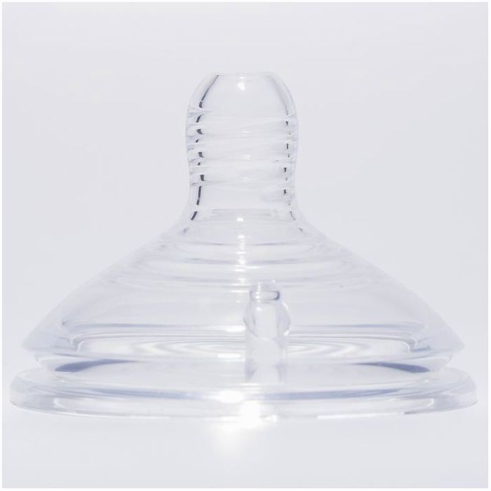 Соска для бутылочки, +6мес(Х)., быстрый поток, широкое горло 50мм. артикул анонс 7129457