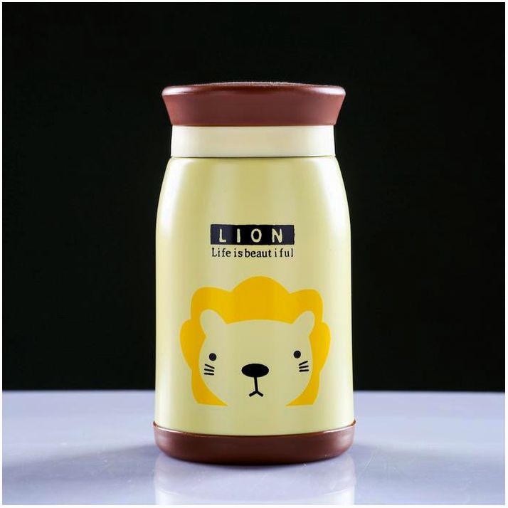 Картинка Термос, 260 мл, Мини "Кролик", 260 мл, сохраняет тепло 2 ч, 7 х 14 см, микс (№1058305) от магазина Мир детей Товары для Новорожденных